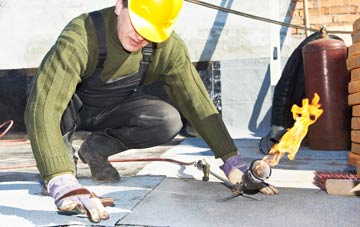 Nedging Tye flat roof construction