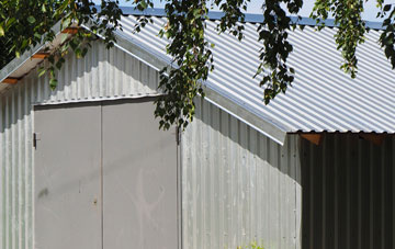 repairing Nedging Tye metal garage roofing